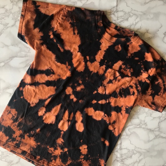Hanes Tops - Hanes Custom Black Tie Dye T-Shirt